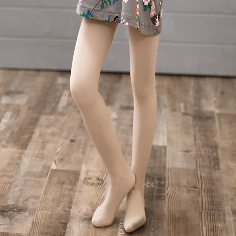 Spring and autumn children's skin color leggings tights steel pants girls stockings pantyhose baby dance socks bare legs