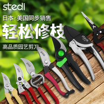 Stelli imported pruning branches scissors Fruit tree pruning flowers potted garden strong gardening scissors pruning shears