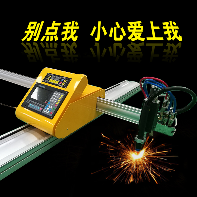 Portable numerical control cutting machine fully automatic flame plasma small bee numerical control 1 6 dual-use small air