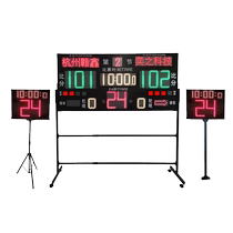 Basketball Game Electronic Scoreboard 24 s Timer Scooters Scooters Scooters Badminton Football Portable rechargeable