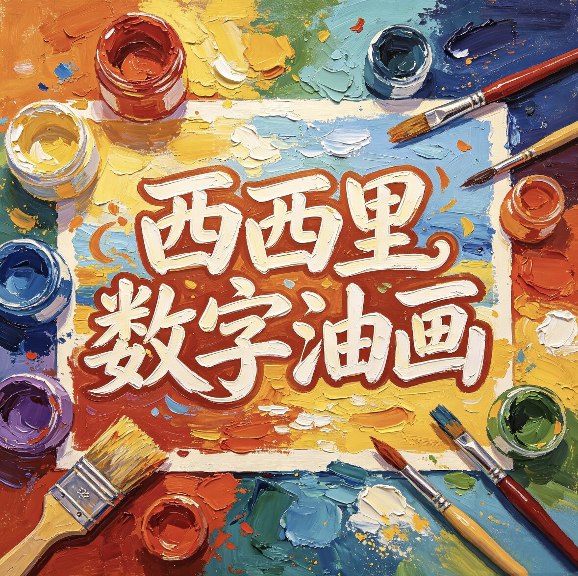 西西里数字油画的LOGO