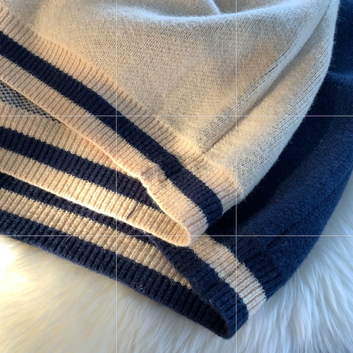 Мужской зимний японский свитер, трикотажные джинсы с начесом