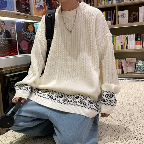 Демисезонный свитер, трикотажный кардиган, в корейском стиле