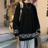 Демисезонный свитер, трикотажный кардиган, в корейском стиле