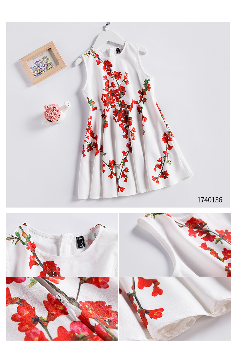 Đầm trẻ em nữ hè 2019 phiên bản Hàn Quốc mới của công chúa thời trang hè - Váy đầm be gái 4 tuổi