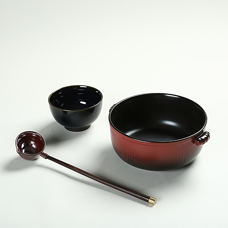 Cook, Cook black tea is the tea, the electric TaoLu boiling kettle temperature ceramic bowl in pu dry tea tea set