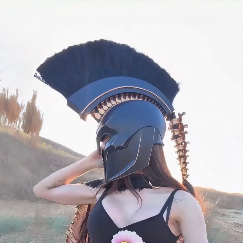 Odyssey Helmet Ancient Greek and Roman Warrior Agamemnon Wearable Mask Achilles Mask Model Odyssey Helmet Ancient Greek and Roman Warrior Agamemnon Wearable Mask Achilles Mask Model