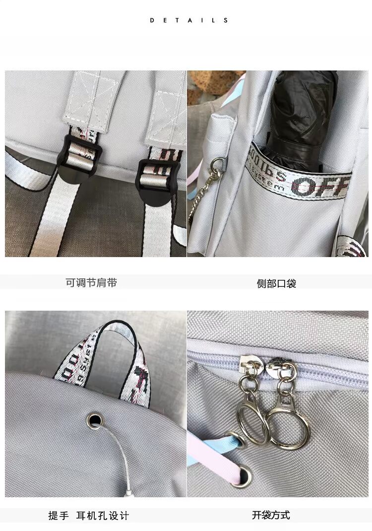 Túi vải mới ba lô dễ thương nữ phiên bản Hàn Quốc của trường học sinh trung học cơ sở balo nữ hàng hiệu