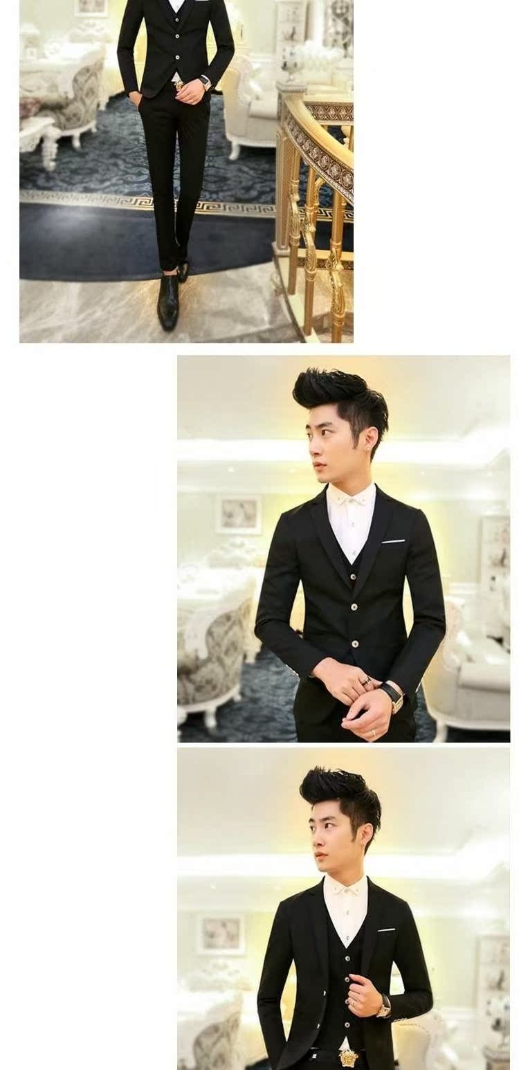 Bộ đồ vest nam phù hợp với bộ đồ nhỏ phù hợp với xu hướng Hàn Quốc dành cho giới trẻ vest nam