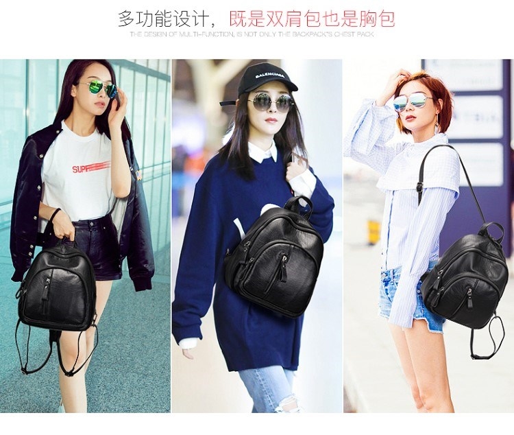 Túi xách nữ 2018 phiên bản Hàn Quốc mới của phụ nữ ba lô thủy triều balo gucci nam