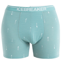 icebreaker summer new product machine washable merino wool mens Anatomica slim boxer briefs thin