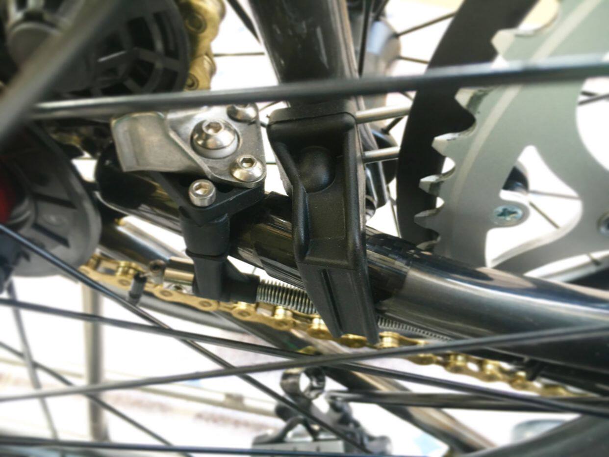 чехол для велосипедных цепей trigo速扣 小布专用 配件后下叉碳纤片保护贴超轻碳纤维护链贴3m