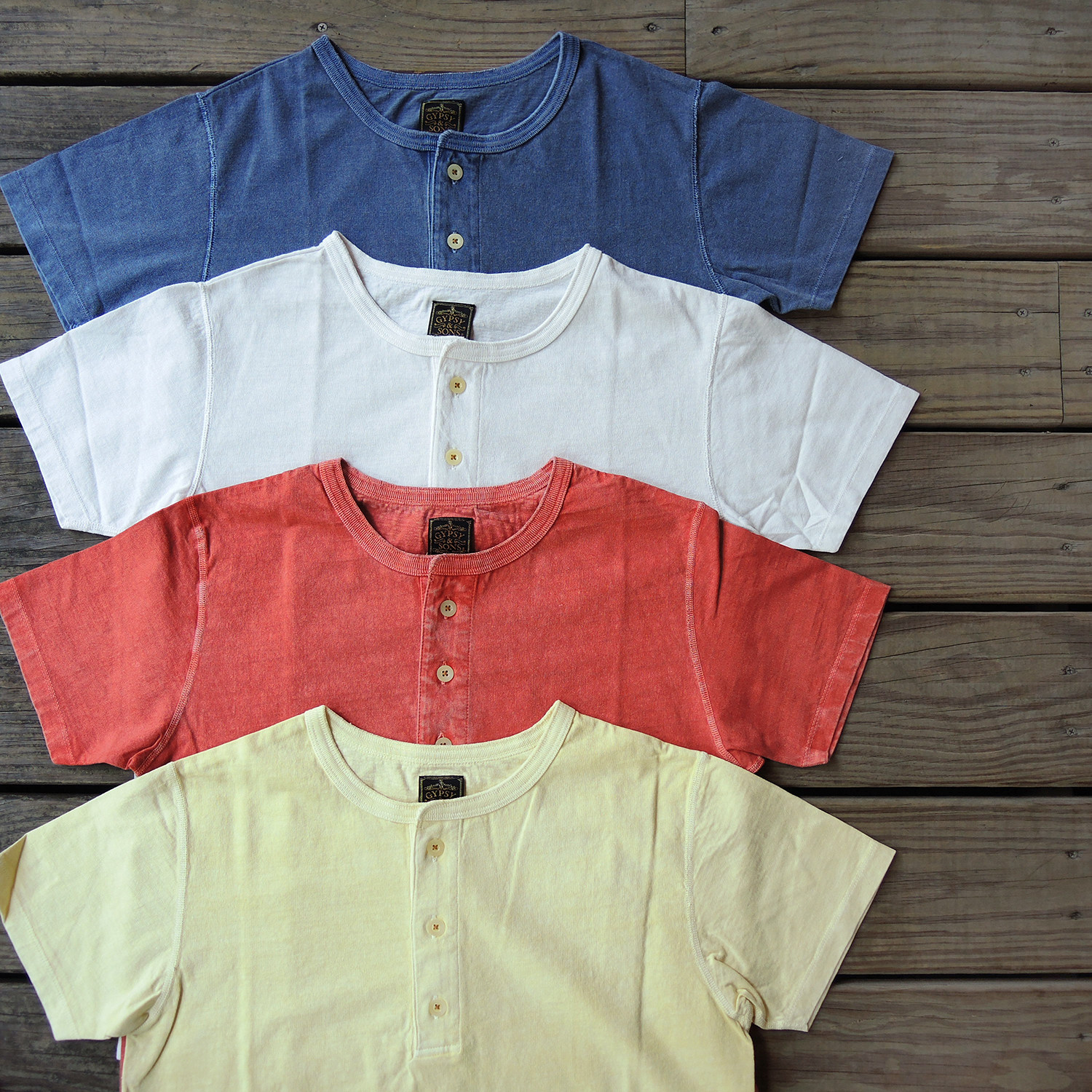 Japanese system GYPSYONS wash water as old Henry short sleeve T-shirt hit bottom level match