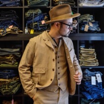 Nissan Gypsy Sons summer comfortable cotton linen French small lapel casual suit