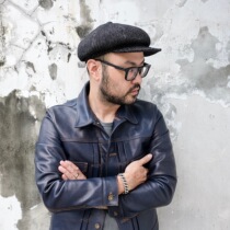 Japanese Gypsy Sons autumn winter Browns Beach pepper salt wool blend newsboy hat