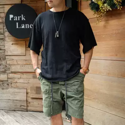 American Dr Collectors comfortable burst natural plant hand dyed Half sleeve SAMRUAI T-shirt