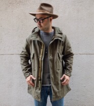 Autumn and winter artifact GERUGA camouflage splicing sleeve M51 windbreaker PARKA PARKA PARKA coat