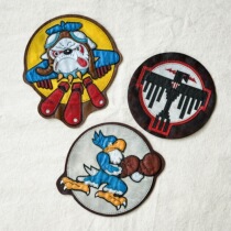 German artist Johs Flight Jackets three-dimensional old leather badge