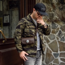 Lucky John super limited turquoise hand knock three-dimensional relief Thunderbird silver coin wild cow leather wallet shoulder bag