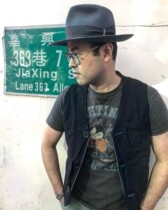 SPOT QI CODE(RISING SUN MFG)ULTIMATE BLUE DYED CANVAS VEST RETRO VEST 15OZ