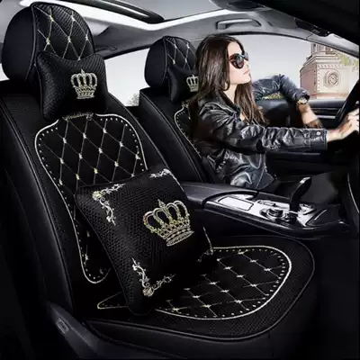 Car seat cushion four seasons GM Tiida seat cover Civic Yinglang all-inclusive seat seat cover summer ice silk seat cushion women