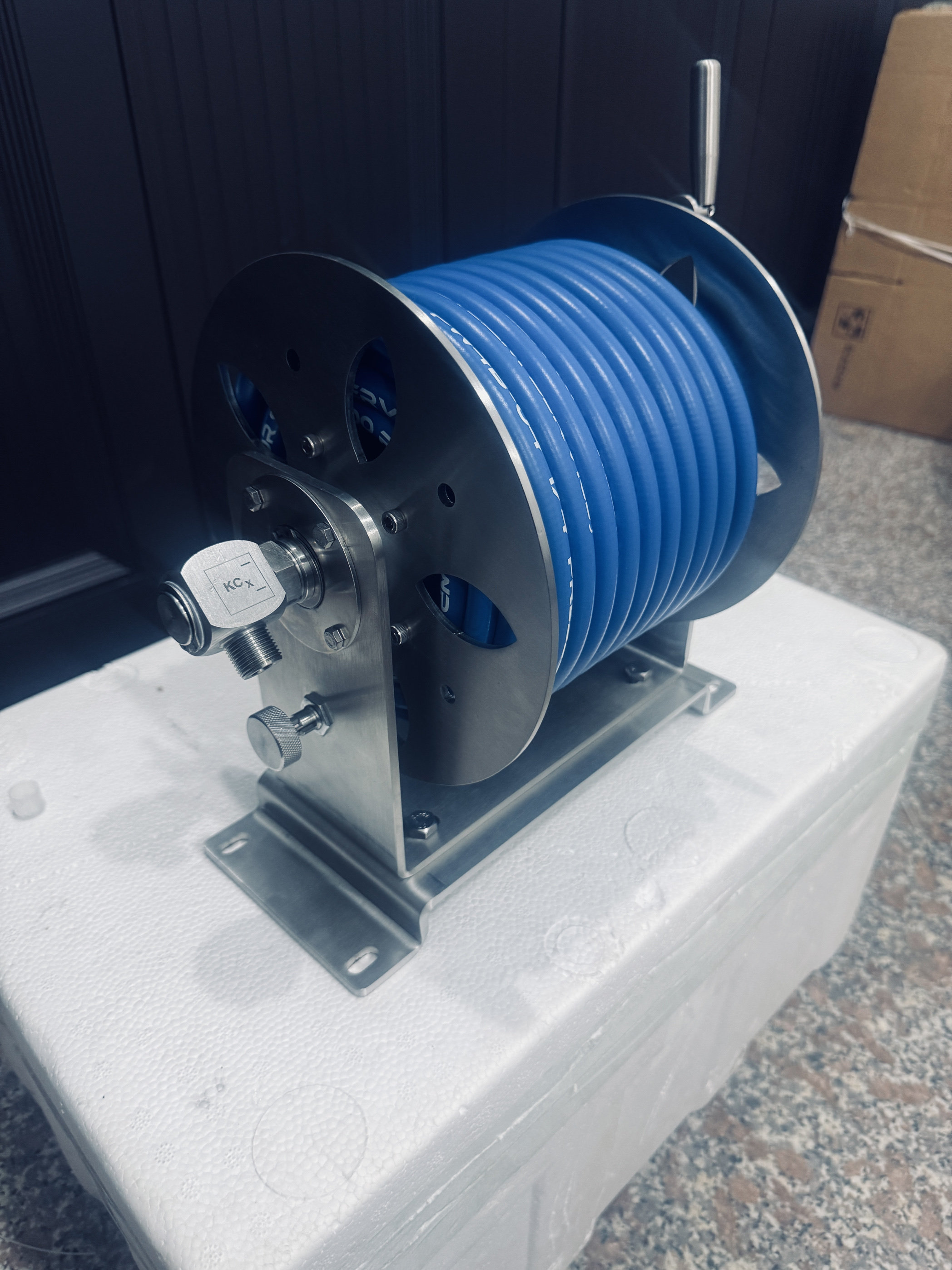 Автомобиль мыть шланг катушки 德国卡赫hd6-15-4 m洗车机不锈钢卷管器水鼓洗车设备汽美车库改造 Hd6/15/4