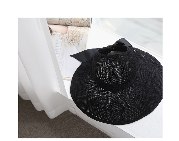 Korean breathable cool hat, sun protection hat, women's summer face shield, UV protection, foldable, versatile and casual hat for outings detail image 1