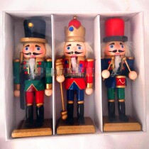  Nutcracker Russian handicrafts puppet soldiers home window decorations boys toys small gifts