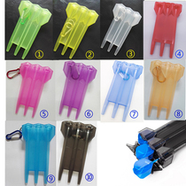 Portable dart box can hold a complete set of darts transparent dart box with lock buckle integrated dart box 34 5g