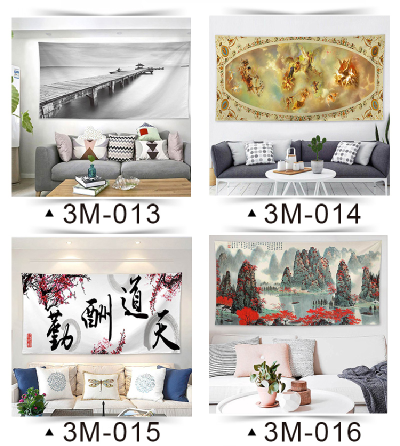 3 mét căn phòng lớn mạng trang trí phòng ngủ tấm thảm vải treo ins rung phát sóng hình ảnh nền đỏ tường vải che nhà - Tapestry thảm treo tường trang trí