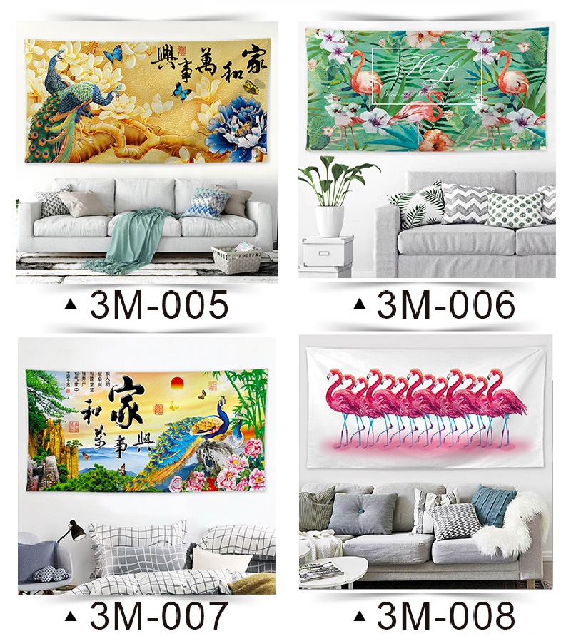 3 mét căn phòng lớn mạng trang trí phòng ngủ tấm thảm vải treo ins rung phát sóng hình ảnh nền đỏ tường vải che nhà - Tapestry thảm treo tường trang trí