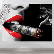 European and American wind Net red hanging cloth background cloth tapestry trembles live photography bedroom simple dormitory living room decoration cloth