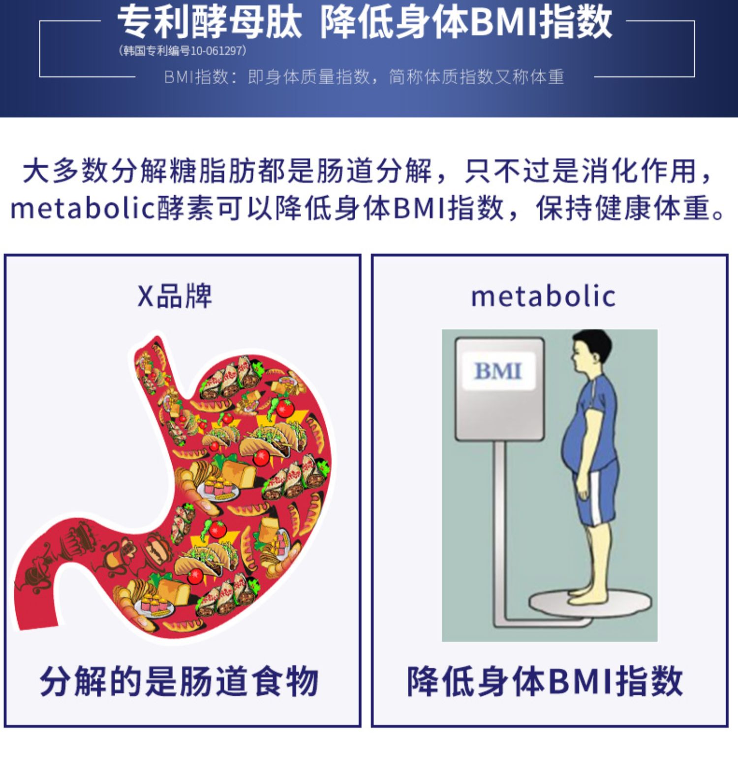 MDC日本进口酵素酵母嗨吃孝素60粒含酵母肽