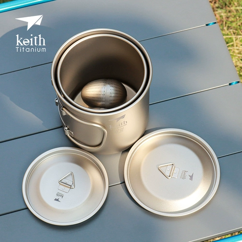 Кейт Кайси титановый водяной чашка на открытом воздухе портативная титановая чашка легкий прочный кемпинг может сжечь воду из чистой титановой чашки для воды