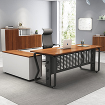 Office furniture boss table simple modern president desk desk desk large class manager table and chair combination fashion