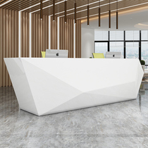 Jiahang company front desk creative paint simple modern office front desk desk reception desk desk