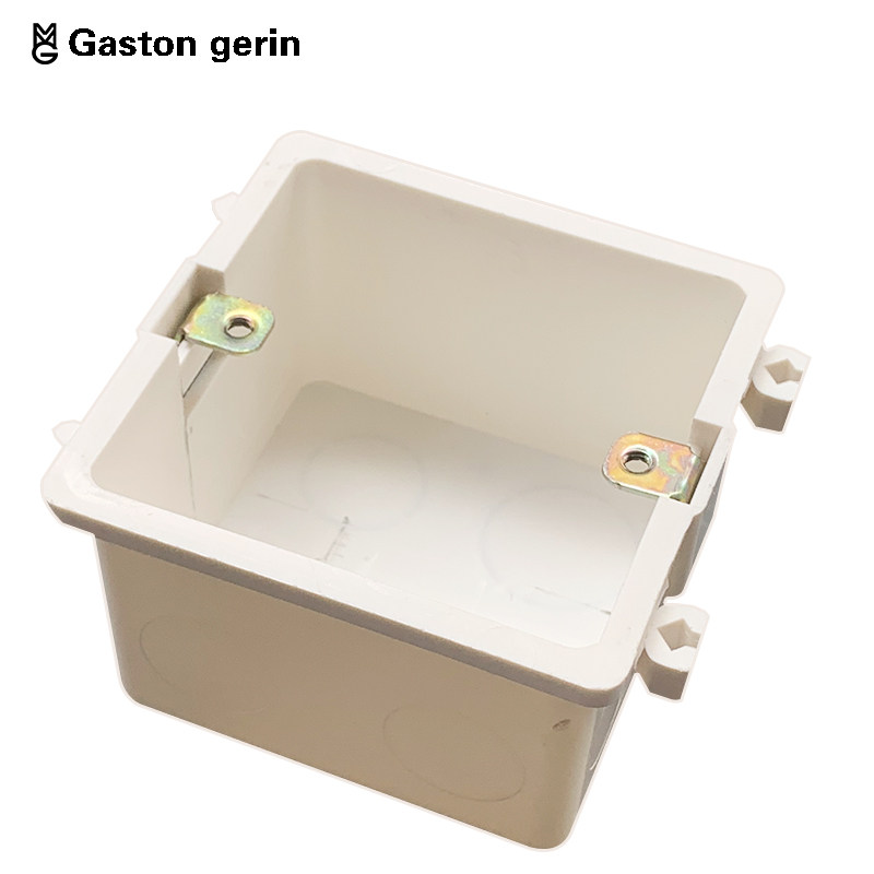 Type 86 household wall switch socket panel universal concealed dark wire bottom box base low box back shell back cover dark box