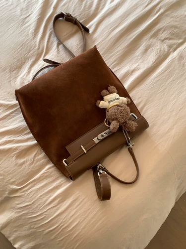 Ретро матовый рюкзак, сумка через плечо, сумка на одно плечо, в корейском стиле, из натуральной кожи