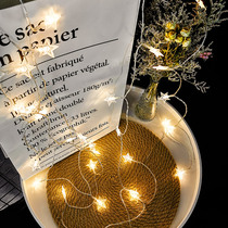 Star lamp Bedroom decoration Girl heart decoration lighting Net red room romantic small lantern Dormitory starry lamp string