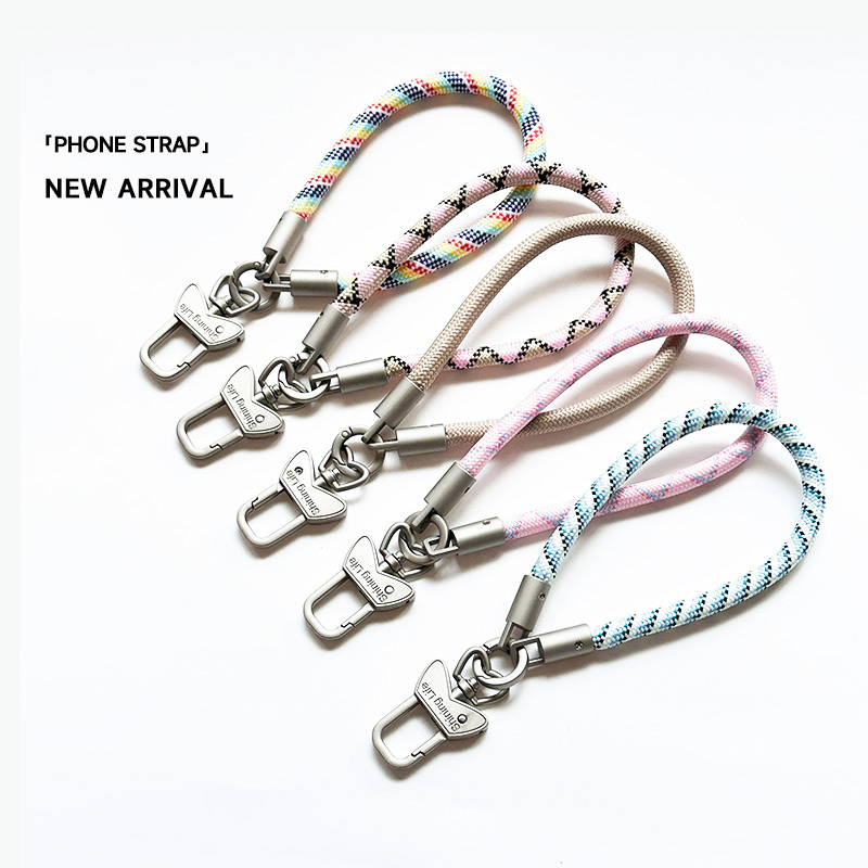 Shininglife Outdoo Outdoor Mobile Phone Lanyard Short Multi-Functional Camera Keychain Anti-Lost Wrist Strap