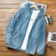 Summer ice silk sun protection clothing for men 2024 new anti-UV light and breathable sun protection clothing outdoor cardigan jacket