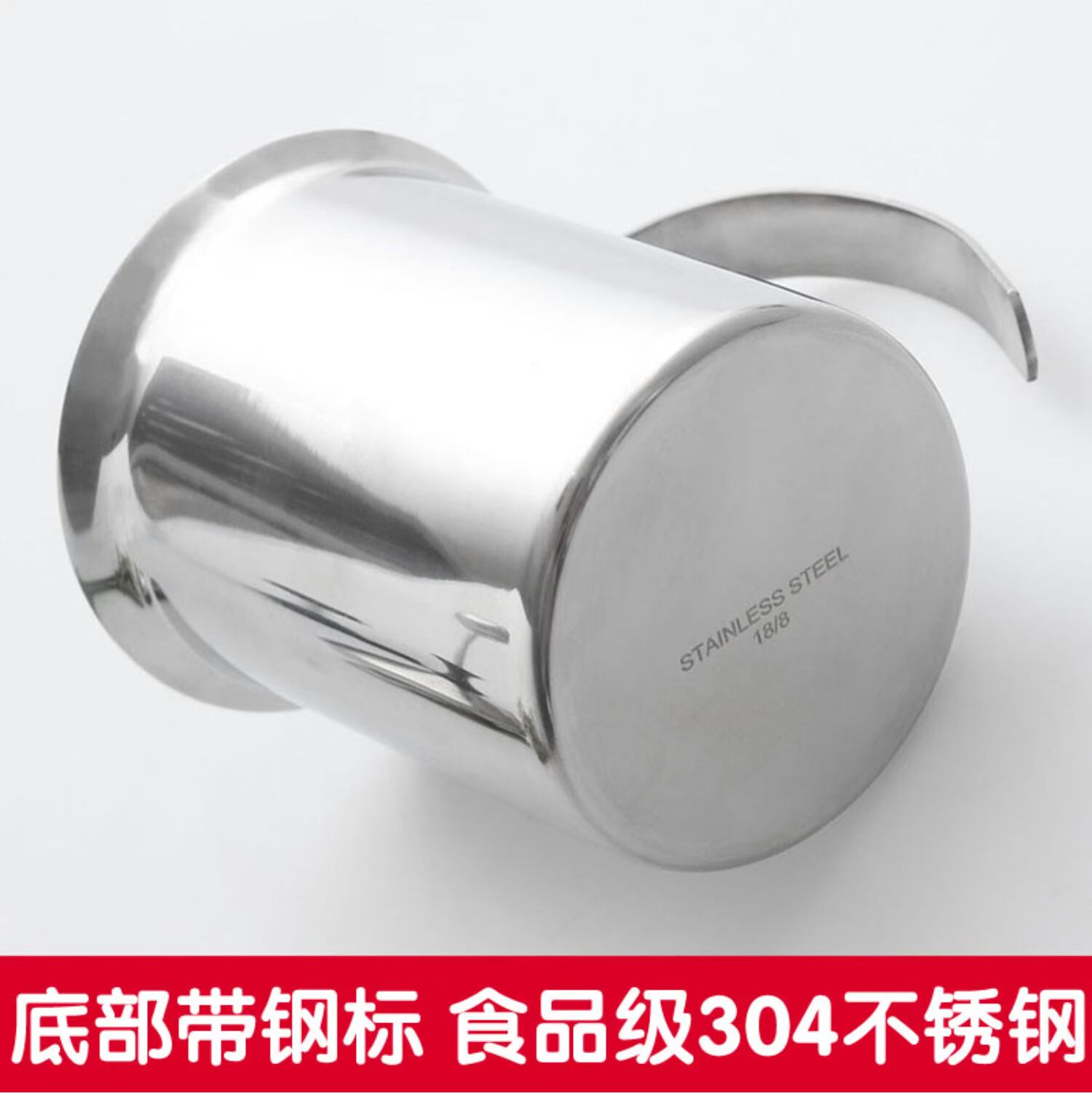 Máy tạo bọt đôi bằng thép không gỉ 304 dày 500 máy tạo bọt sữa bằng tay lạ mắt cà phê sắc nhọn kéo hoa cốc 600 - Cà phê dụng cụ pha cà phê