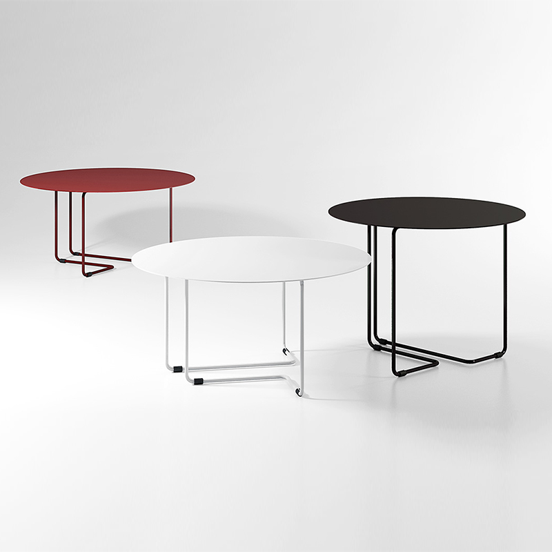 Nordic metal combination coffee table simple modern small apartment living room round simple iron edge a few small table coffee table