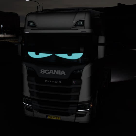 Oca 2 Mod Animated Eyes, Dynamic Eye Lights, Multiple Styles, Devil's Eyes, Euro Truck Simulator 2 Mod