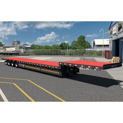 Oca2 Domestic Trailer Mod 17.5m Large Trailer Mod for Euro Truck Simulator 2 Showing Cargo