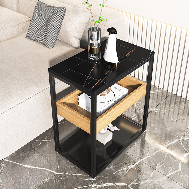 Slate sofa side a few small corner a few living room coffee table side cabinet narrow modern light luxury creative balcony small table