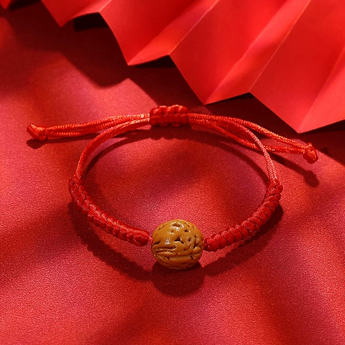 Плетеный браслет на ногу для детей и взрослых ручной работы, браслет из красной нити