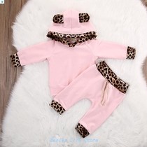 INfaNT ToddLer NewBorN BaBy GIrL CLoTheS LeoPard SIde PINk C