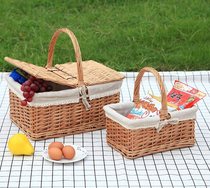 Picnic picnic basket Picnic supplies Outdoor food delivery artifact Portable basket Dormitory hanging takeaway storage basket