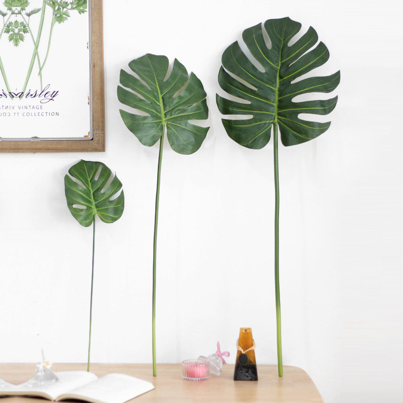 Find a spot Monolithic Emulation Tortoise Back Leaves style emulation floral plant green planting vase flower arrangement decoration floral Nordic